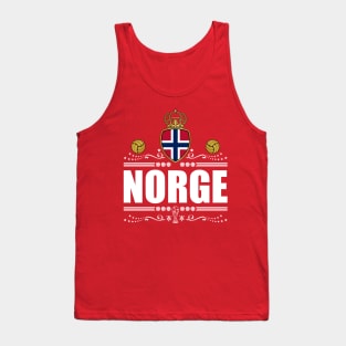 NORGE VIGNETTE | NORWAY FOOTBALL GIFTS Tank Top